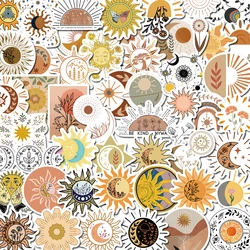 10/50100PCS Flower Aesthetic Sun Stickers Vintage For DIY Notebook Guitar Scrapbooking Motorcycle Laptop Luggage Graffiti Decals