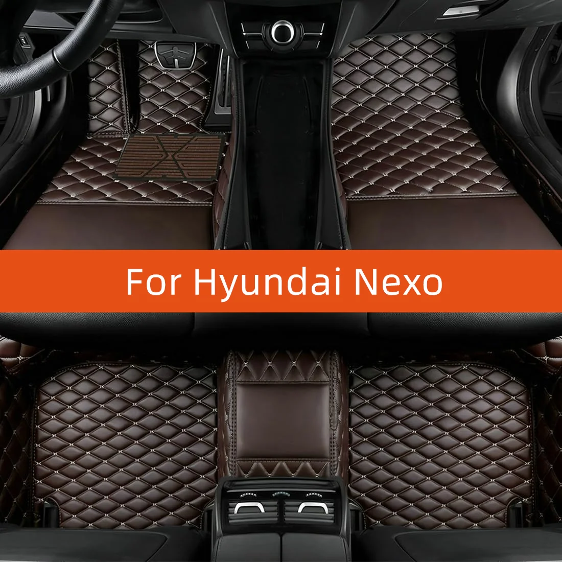 

Custom Leather Car Floor Mat For Hyundai Nexo 2019 2020 2021 2022 Car Mat Interior Accessories