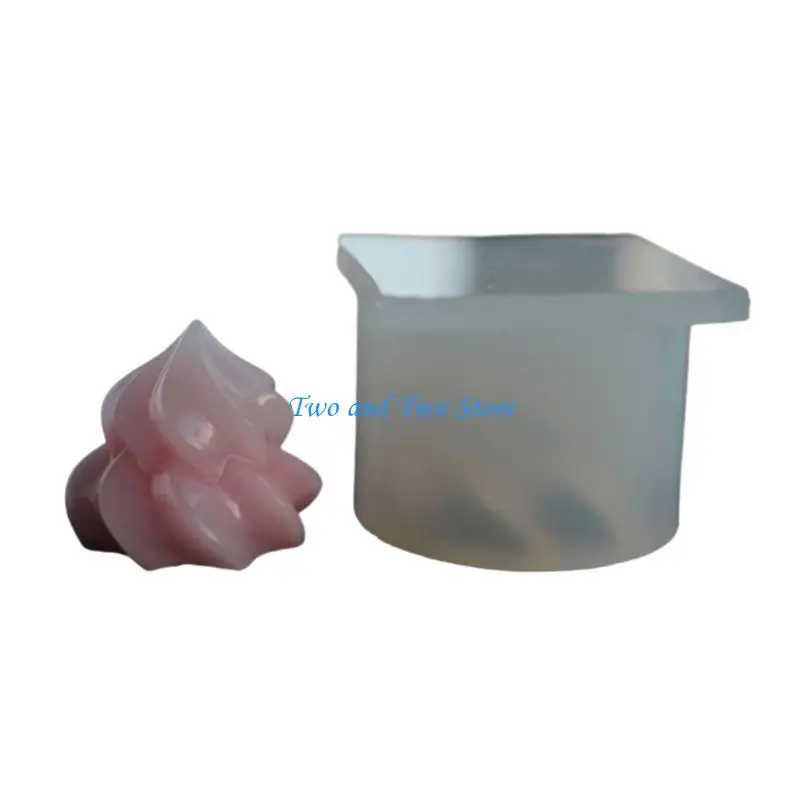 

HX6F Creative Rabbit Head Silicone Mold Ice Cream Cone Molds Handmade Chocolates Soap Kitchen Bakeware for DIYs Enthusiasts