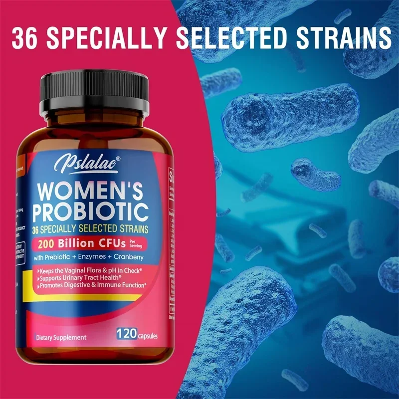 

Probiotics for Women - Supports Intestinal Health, Improves Digestion, Helps with Weight Loss, and Balances Gut Bacteria Supplem
