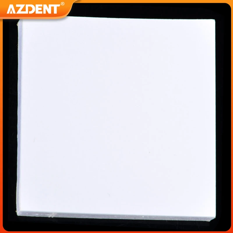 2x2‘’ 50 Sheets Dental Mixing Pad AZDENT Thickening White Cementing Paper Laboratory Cement Powder Mixing Paper Consumables