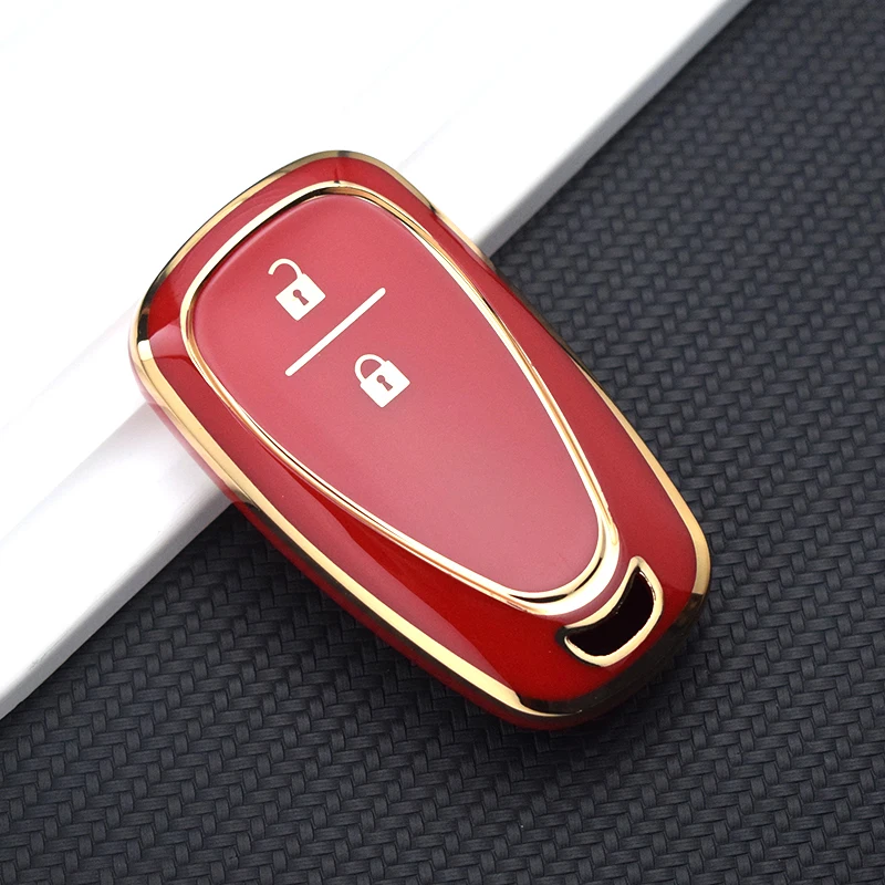 For Chevrolet Malibu Blazer Traverse Seeker Onix Equino Volt Bolt Trax Orlando Cruze Spark Sonic Camaro TPU Car Key Case Cover