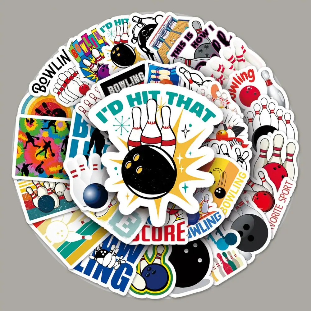 50Pcs/Set Nice-looking Cartoon Sticker Bright Color Stationery Sticker Waterproof Handbook Stationery Sticker  Wide Application