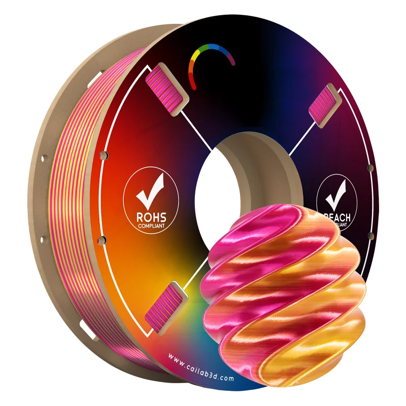 

Филамент PLA 1,75 мм, 200 г, для многоцветной 3D-печати, термостойкий, совместим с большинством FDM-принтеров.