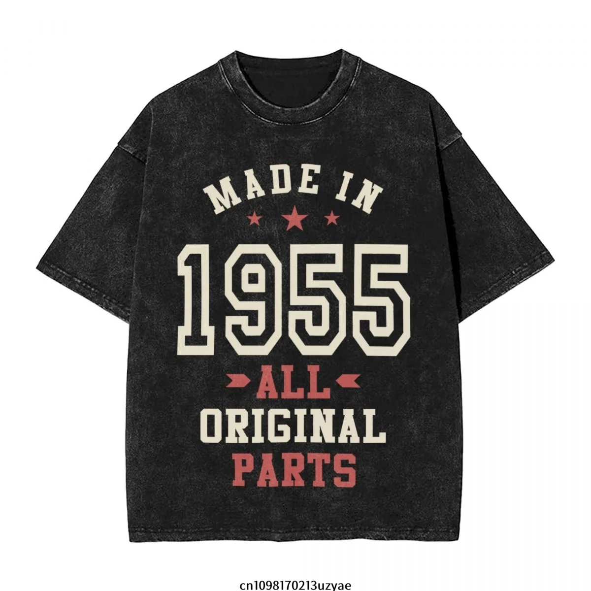 

Сделано в 1955 году, все оригинальные детали, мужская винтажная хлопковая футболка с короткими рукавами, летняя футболка в стиле хип-хоп