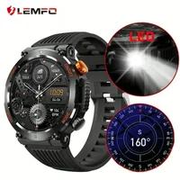 Smart Watch LEMFO HT17 Outdoor Waterproof Watches  With Flashlight Blood Pressure Healthy Monitor Watch For Xiaomi Phone