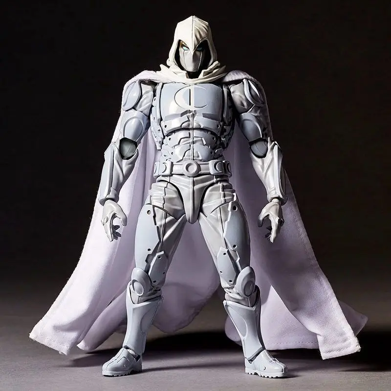 Auf Lager: Kaiyodo Revoltech Amazing Yamaguchi Marvel Moon Knight Standardversion, bewegliche Actionfigur für Erwachsene, Sammlerstück