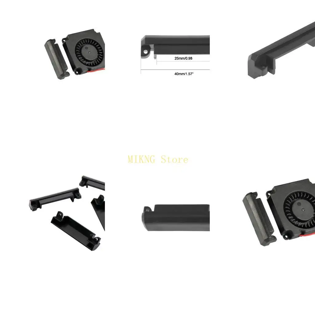 

40 мм 4010 турбо-вентилятор, вентилятор для 3D-принтера, воздуховод, монтажный кронштейн для воздуховода, аксессуары для Ender