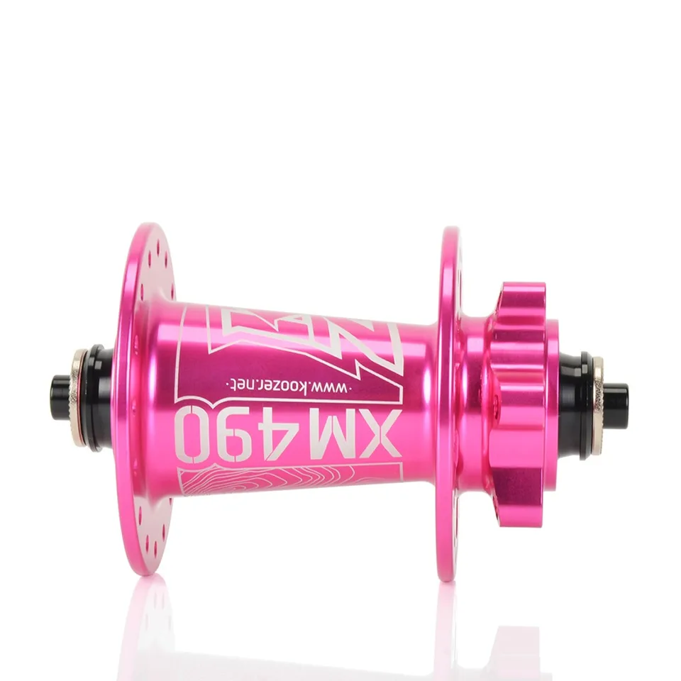KOOZER XM490 ピンク ハブ 未使用 クイック 100/135 32h cube XM490 1piece Koozer Hubs Front MTB Bicycle Hub 5x100mm QR
