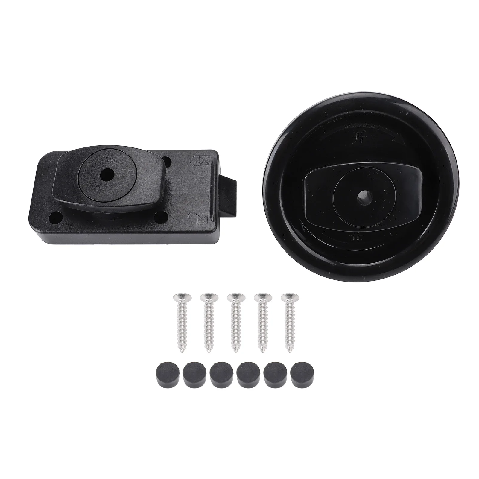 

RV Bathroom Toilet Door - Round Versatile Door Enhances Privacy, Easy Screw Fixing for Camper Van, Motorhome & Trailer