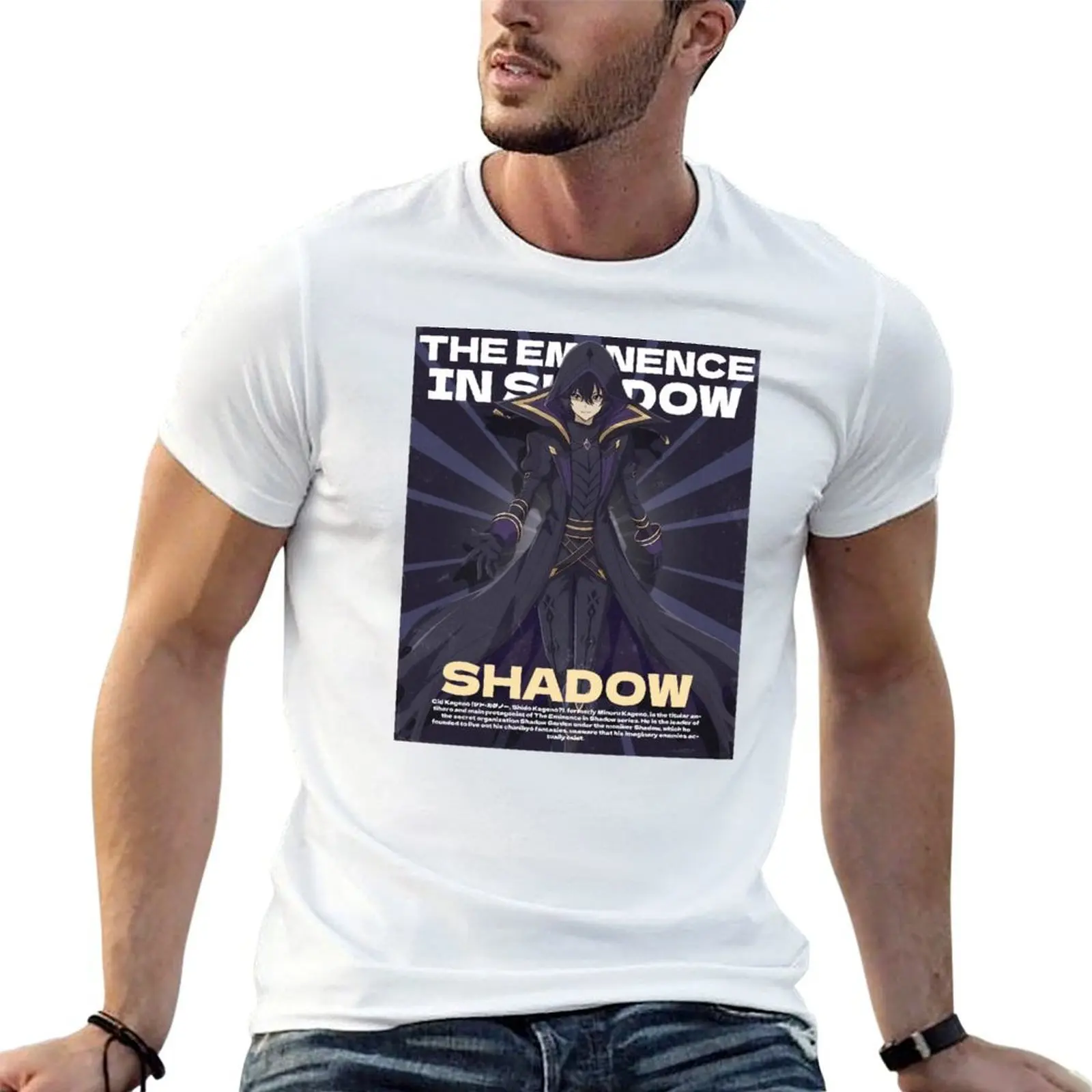 

Shadow シャドウ The Eminence in Shadow T-Shirt g man t shirts for men t shirts for man slim fit T-Shirt