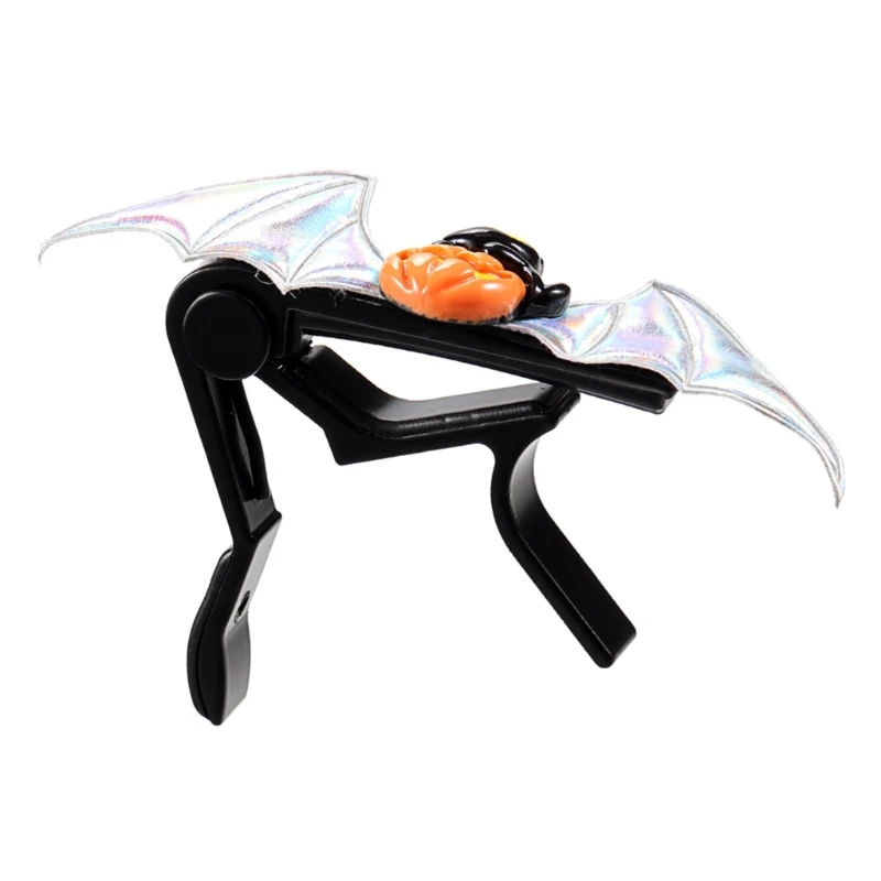 Easy to Use Portable Guitar Capo Halloween Theme Spring Clamp Capo Suitable for Both Novice and Experienced Musicians