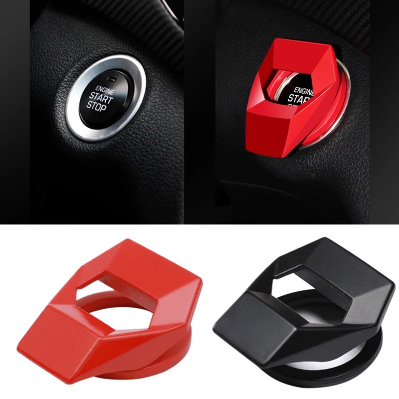 Car Engine Start Stop Button Cover For Skoda Kodiaq Octavia Yeti Rapid Superb Fabia Karoq 2016 2017 2018 2019 2020