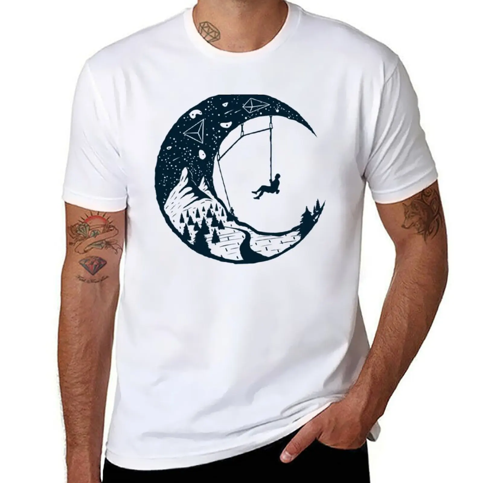 Camiseta Ciel du Grimpeur Escalade, camisetas con gráficos de diseñador para hombre, camisetas de algodón, camiseta de alta calidad
