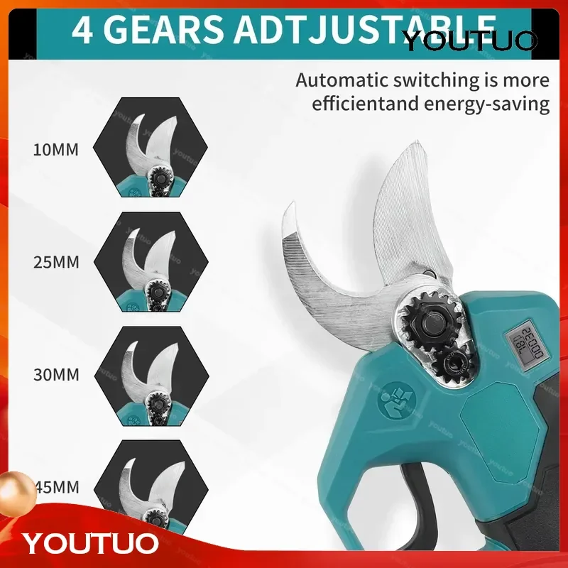 for 18V Makita Brushless Electric Pruning Shears Garden Tool Branch Cutter Cordless Electric Garden Scissors Fruit Tree