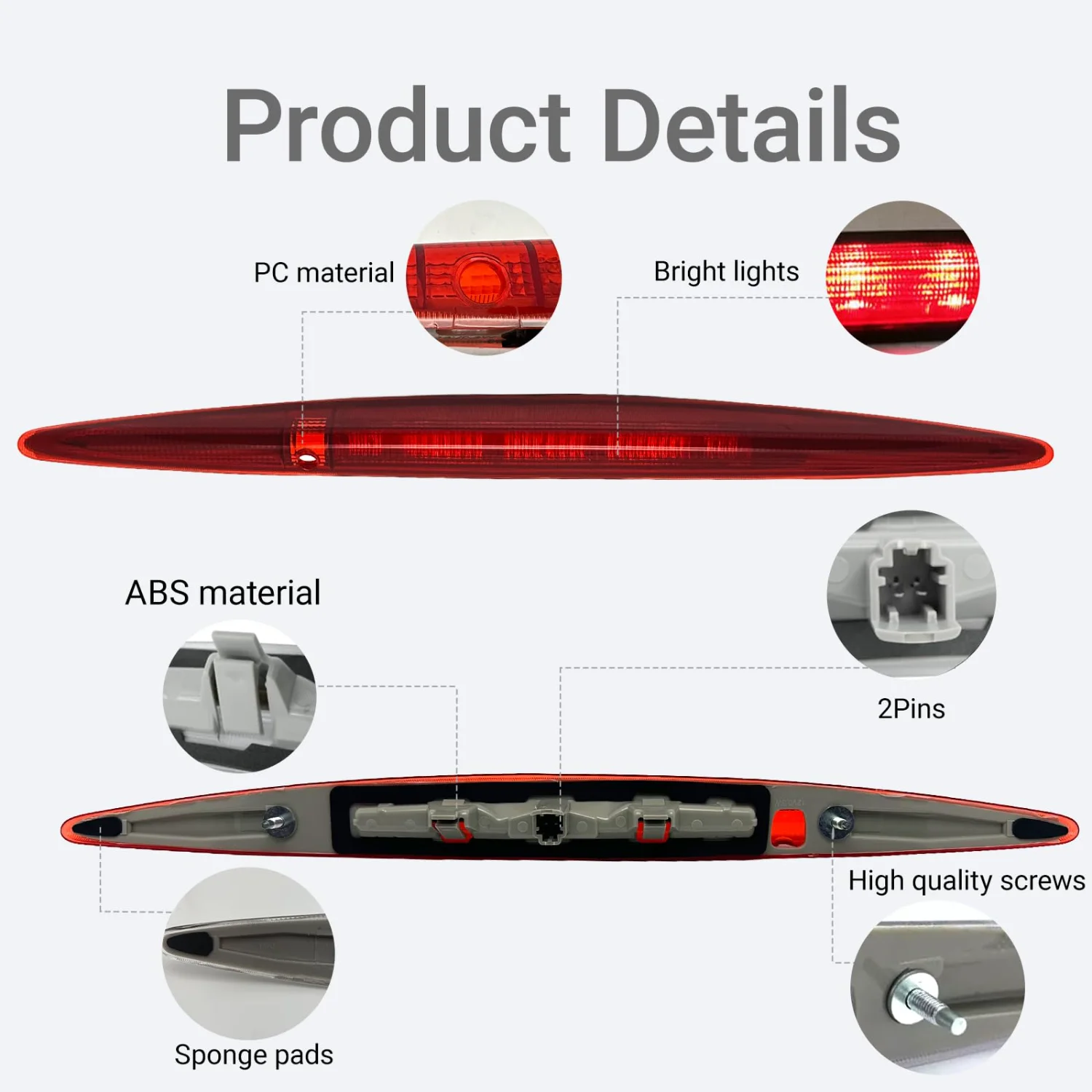 Additional Brake Light for Honda CRV CR-V 2012-2016 Third Brake Lights High Positioned Mounted Stop Signal Lamp Car Accessories