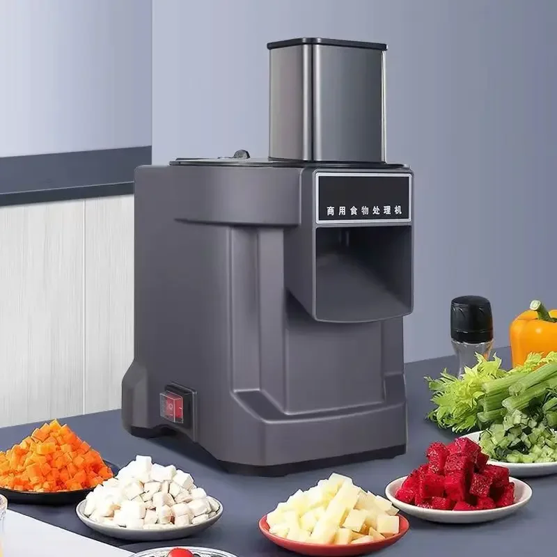 Multifunctional vegetable cutter, commercial canteen kindergarten, electric dicing square, slicer electric dicing