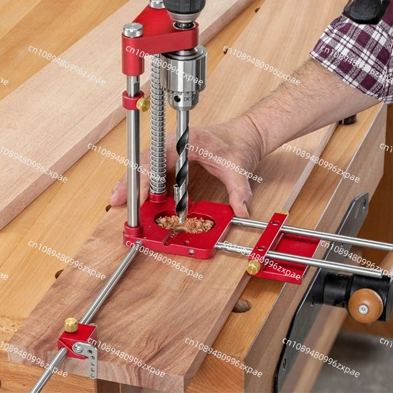 Metal Portable Belt Drill Positioner, Precision Positioner, Woodworking Positioner