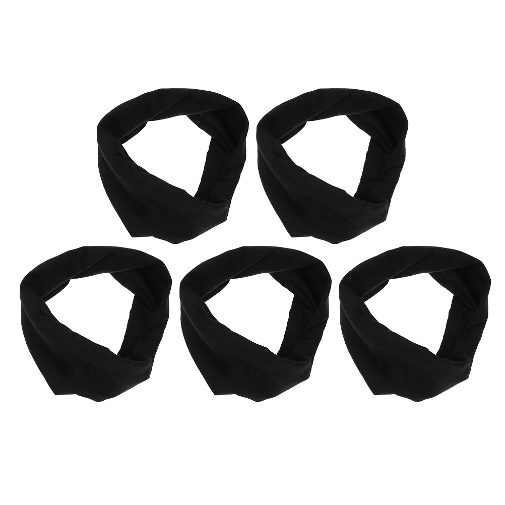 

5Pcs Kids Boys Girls Sports Headbands High Sweat Absorption Elastic Breathable Moisture Wicking for Youth Soccer Football