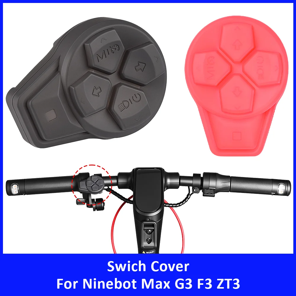 For Ninebot MAX G3 F3 F3Pro ZT3 ZT3Pro Handlebar Turn Signal Switch Silicone Protective Cover Steering Switch Protective Case