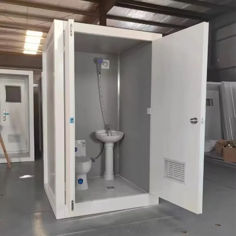 Prefabricated Mobile Public Toilet (Squat Type) – Lightweight & Easy to Install, Odor-Proof & Leak-Proof, Construction Sites