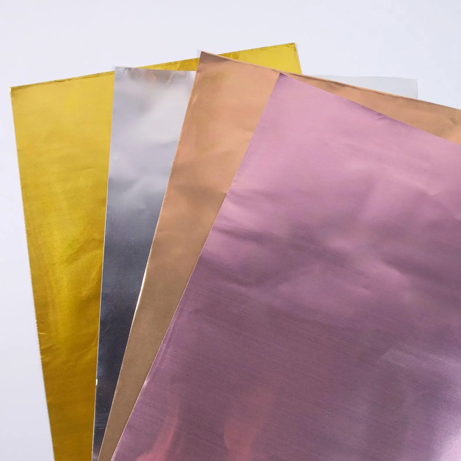 Embossing Foil Aluminum Stamping Sheets Double-Sided Embossing Foil For Handcrafts Home Scrapbooking School Classroom Office