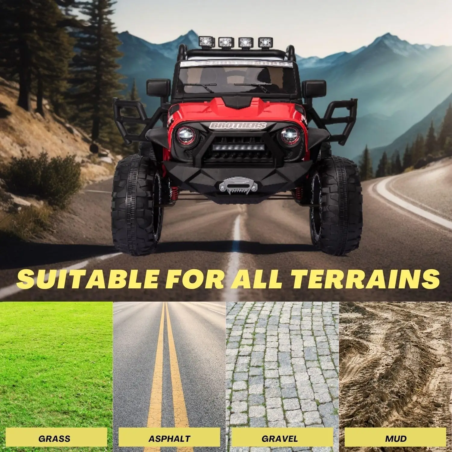 24V 2 ที่นั่งนั่งบนรถเด็กยานพาหนะไฟฟ้าพร้อมรีโมทคอนโทรล, 9Ah แบตเตอรี่ขับเคลื่อนรถยนต์ W/4x200W เครื่องยนต์ไฟฟ้าที่มีประสิทธิภาพ