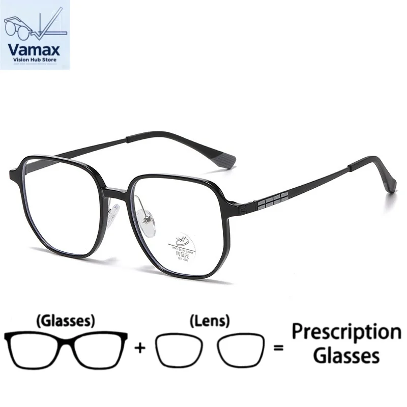 

VAMAX Korean Style Unisex Prescription Eyeglasses Frame 90238 Anti Blue Light TR90 Ultra Light