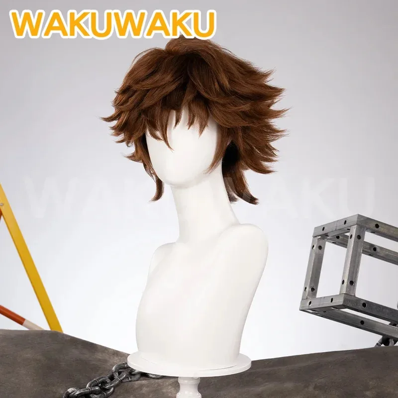 ♥   2025 جديد تأثيري في المخزون لعبة WakuWaku النساء 35 سنتيمتر قصيرة الأزرق الشعر غامض الموسم 2 Isha شعر مستعار تأثيري Fr ★ ☆ ly99