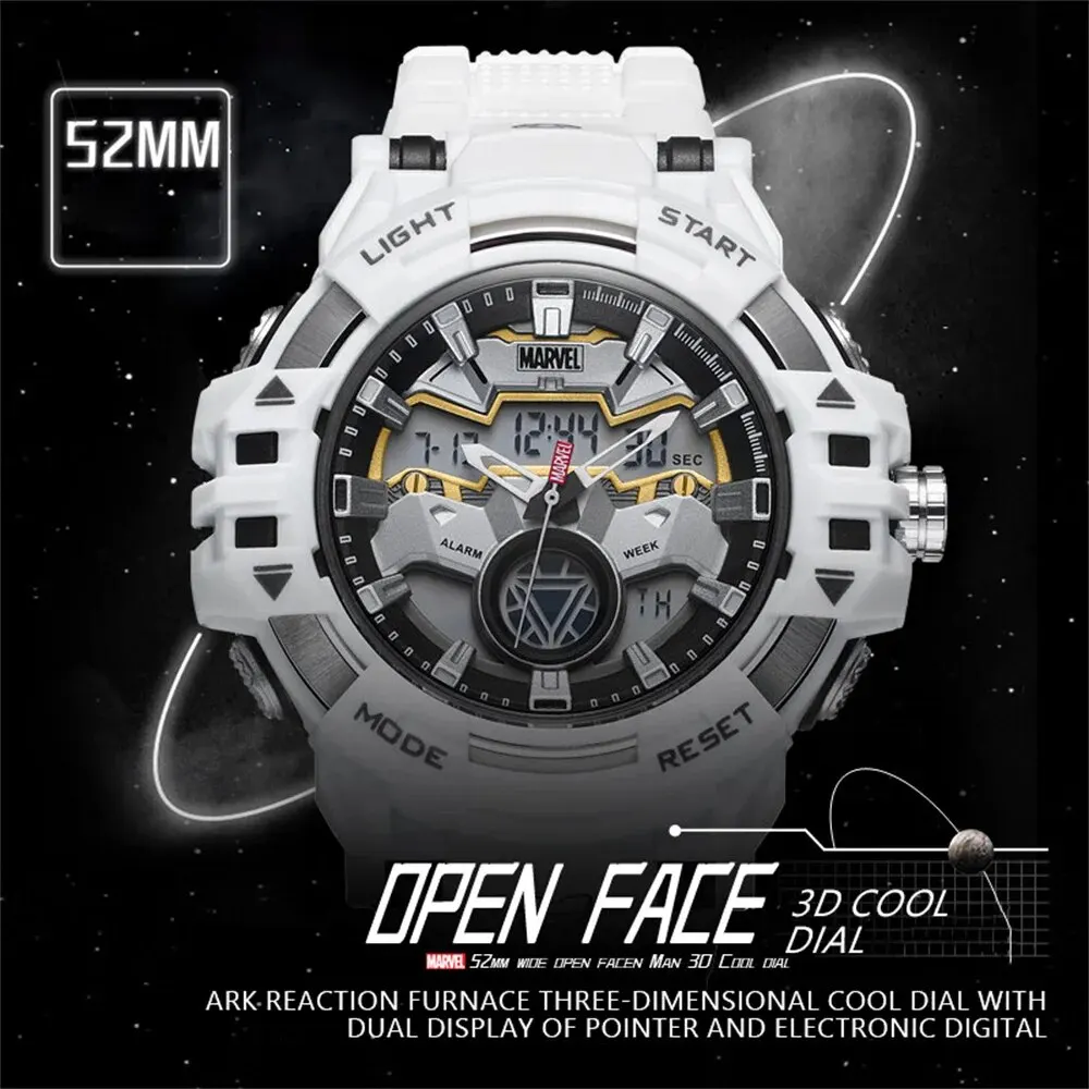 Marvel Multifunctional Chrono Digital Watches Mens Alarm Clock Sport Wristwatch Waterproof Electronic Clock Reloj Hombre