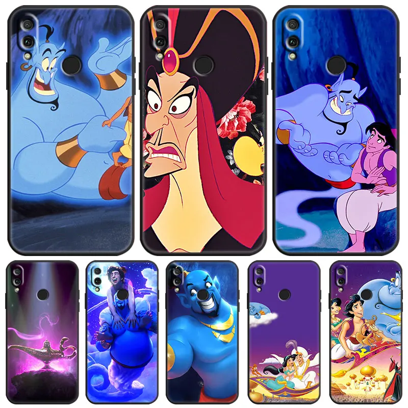 Genie Jafar Aladdin Case For Honor X6 4G X7 4G X8 X9 4G 5G Huawei Y9 Y7 Y5 Y6 Y7 Y8 A S P Prime 2018 2019 2020 Black Soft Cover