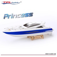 TFL Electric Boat Princess 1305 Luxury Yacht O-boat Fiberglass Remote Control Electric Boat TFL Model Boat