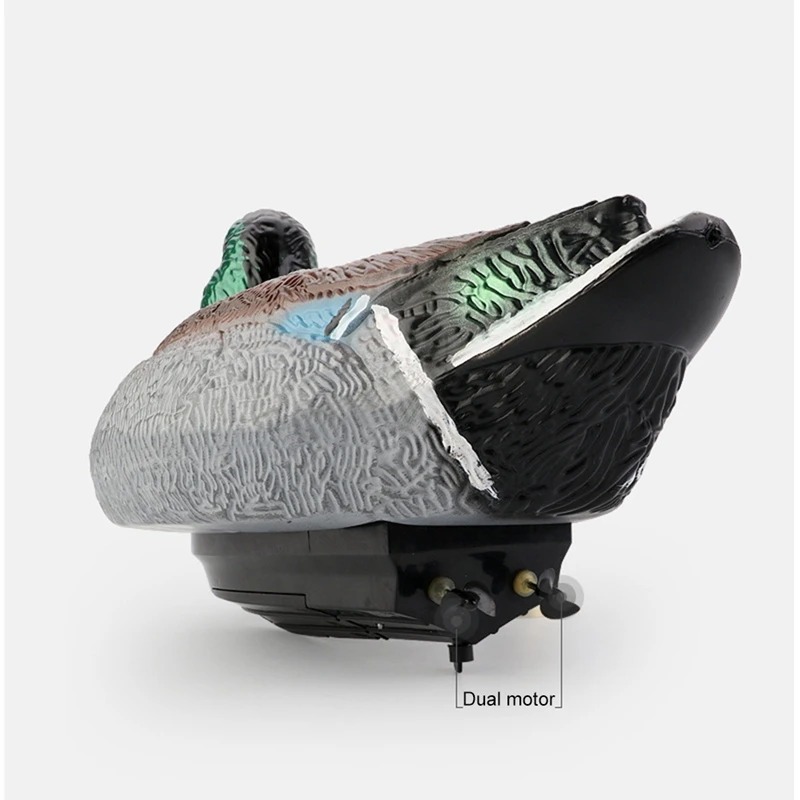 ABJL V201 RC Duck Boat 2.4GHz Remote Control Hunting Motion Decoy, Waterproof for Swimming Pool Pond Garden Decor
