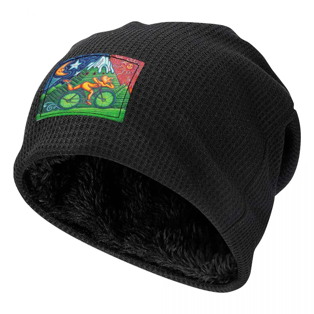 Discovery Of LSD Albert Hofmann Beanies Caps Fleece-Lined Bonnet Hat Warm Hip Hop Autumn Winter Outdoor Skullies Hats