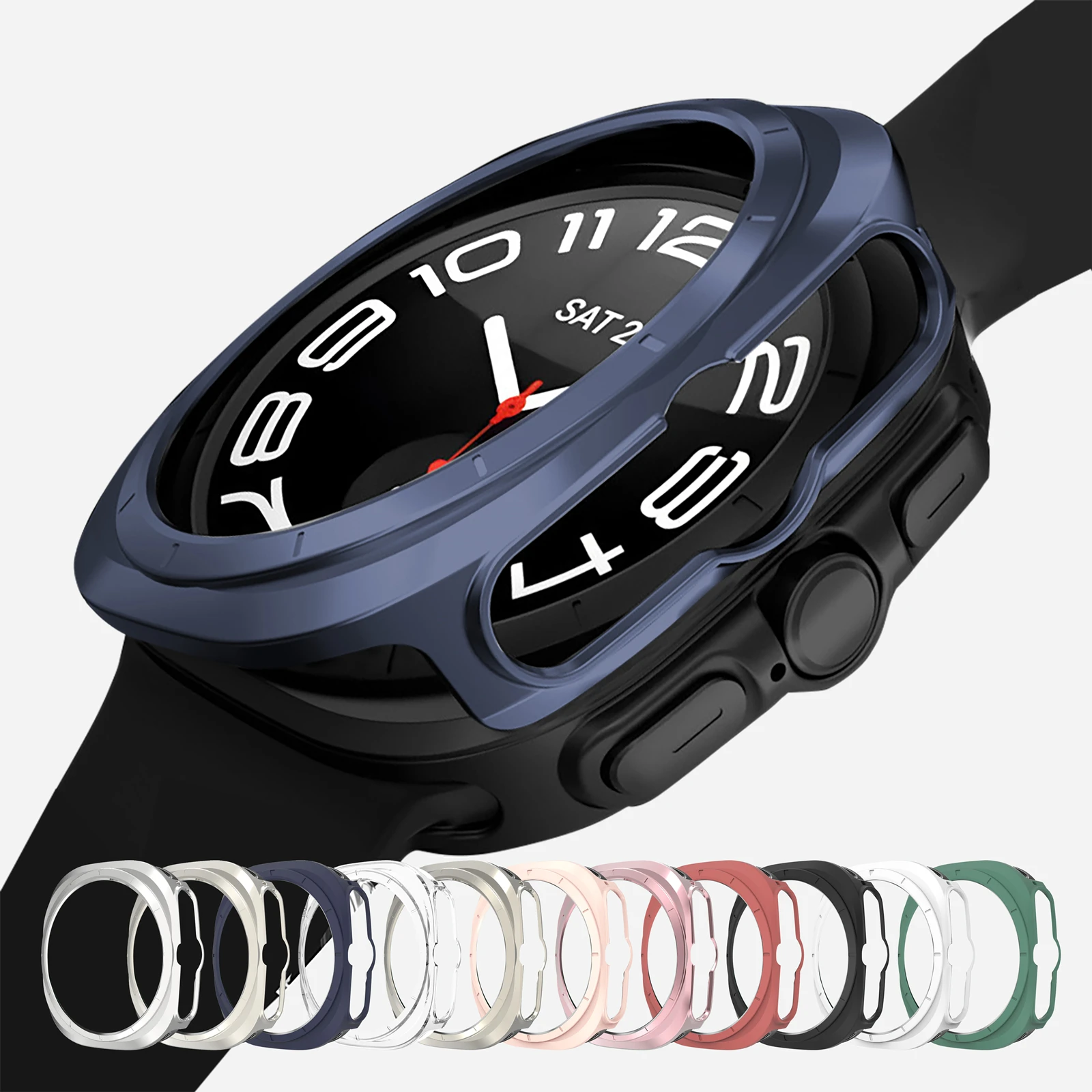 Suitable for Samsung watch ultra 47mm case Shockproof and drop-proof Smartwatch accessories