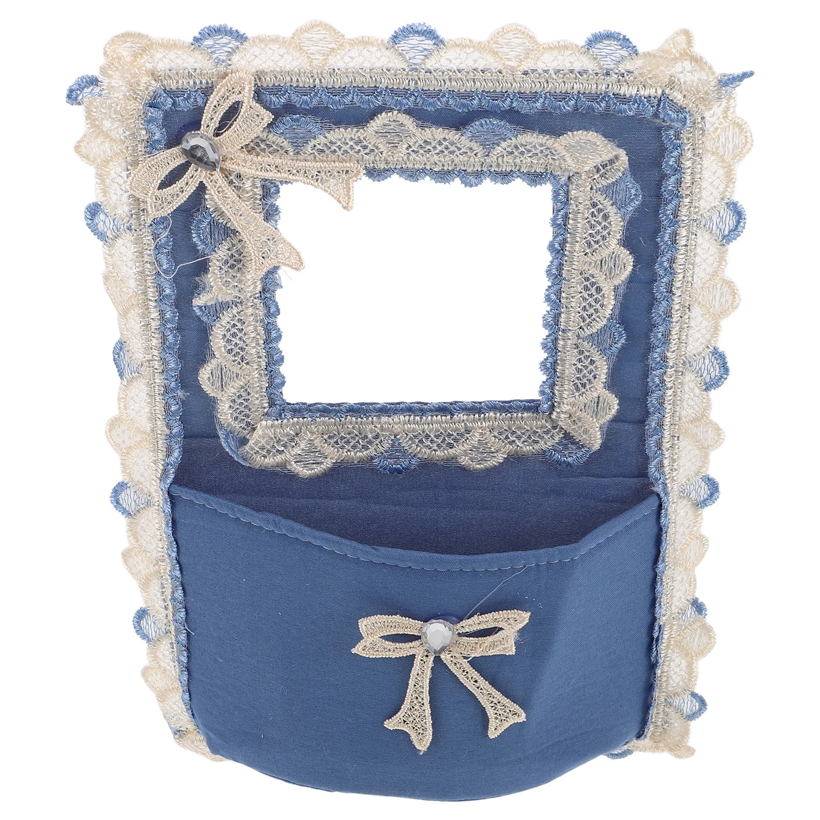 

Vintage Floral Lace Light Switch Covers Fabric Decorative Socket Outlet Covers with Storage Pocket for Home Wall Decor Switch