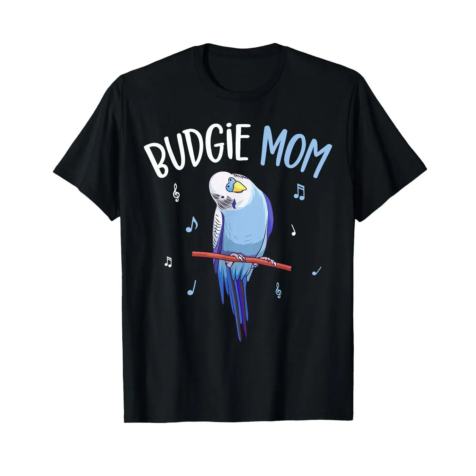 Budgie Mom Parakeet Budgerigar Womens Funny T Shirt vintage Washed Comfortable Versatile Breathable Slightly