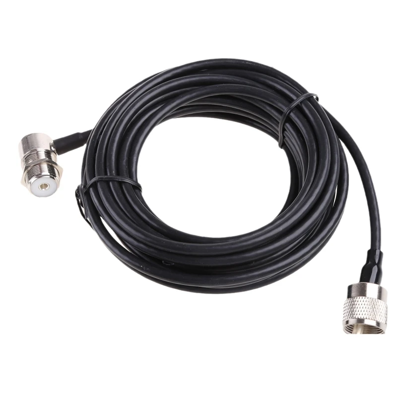 PL259 mannelijk naar SO239 vrouwelijk connector RG58 coaxkabel auto hamradio-antenne