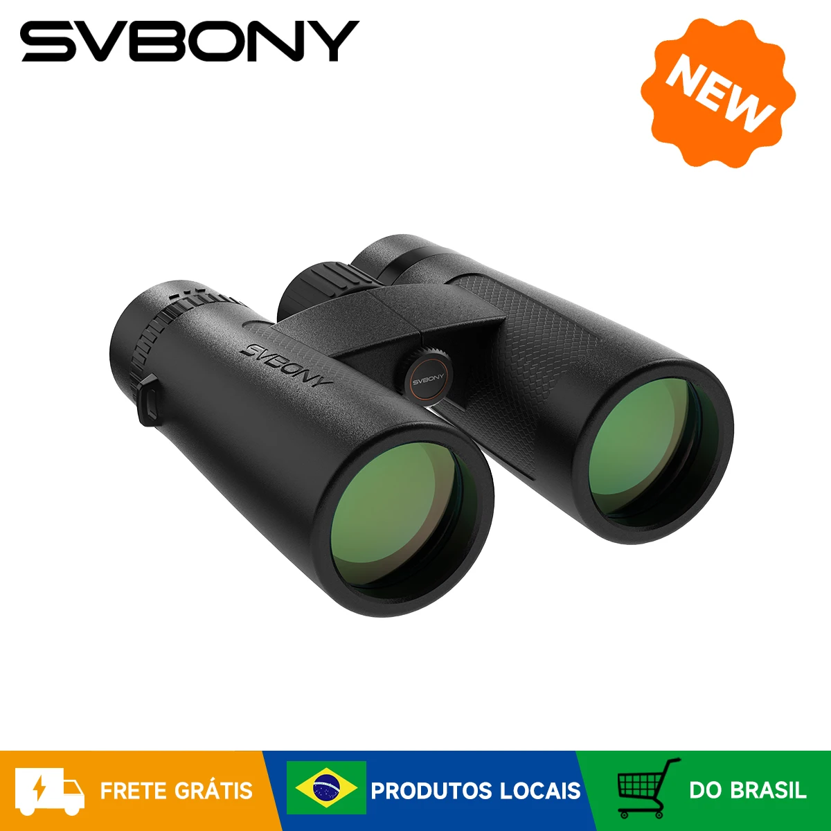 Svbony SV202 Binóculos ED atualizados 8x3 2/8x4 2/10x42 Ampio campo de visão IPX7 Prisma Bak4 à prova d'água à prova de neblina para observação de pássaros