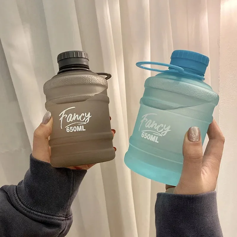 Mini Bouteille d'Eau en Plastique de 650ml, Portable, Grande Capacité, pour dehors en Plein Air, Randonnée, bug astique, Hi, E27