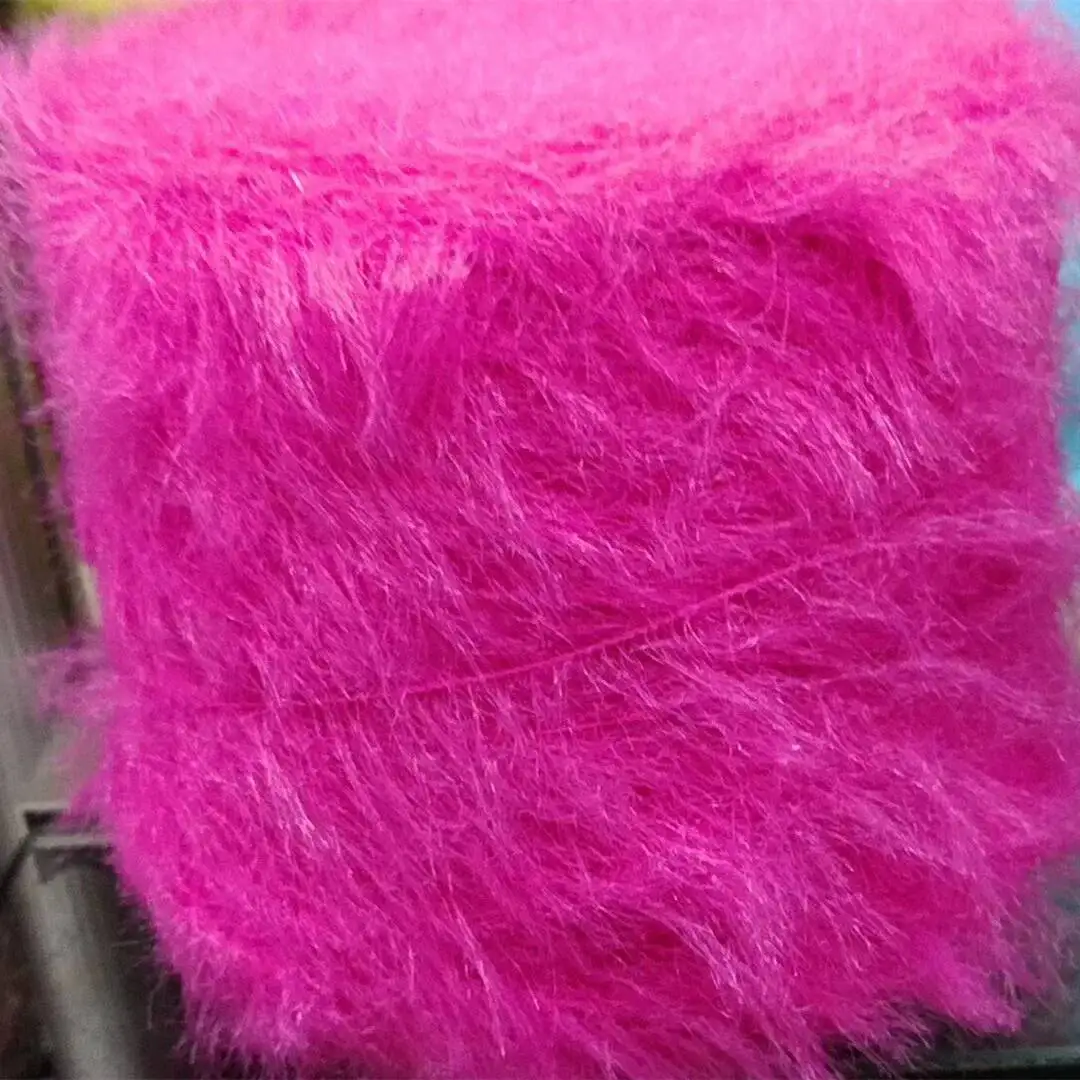 غزل طويل 1 كجم صوف المنك الشعر الناعم للحياكة أكياس الكروشيه سترة وشاح قبعة شال لتقوم بها بنفسك مريحة رقيق دافئ الموضوع #4