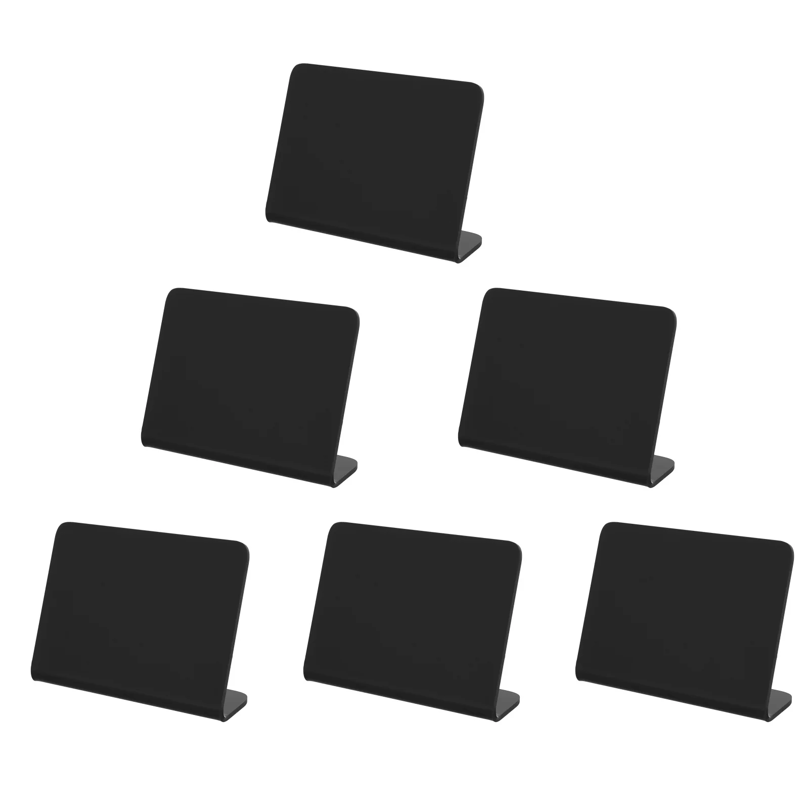 6Pcs Small Blackboard Acrylic Blackboard Writing Board Reusable Wedding Party Decoration Message Board