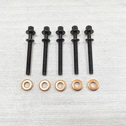GENUINE FOR SSANGYONG ACTYON SPORTS 100 2.0 L TD FUEL INJECTOR BOLTS + WASHER SET OEM 6650170060 6659901001