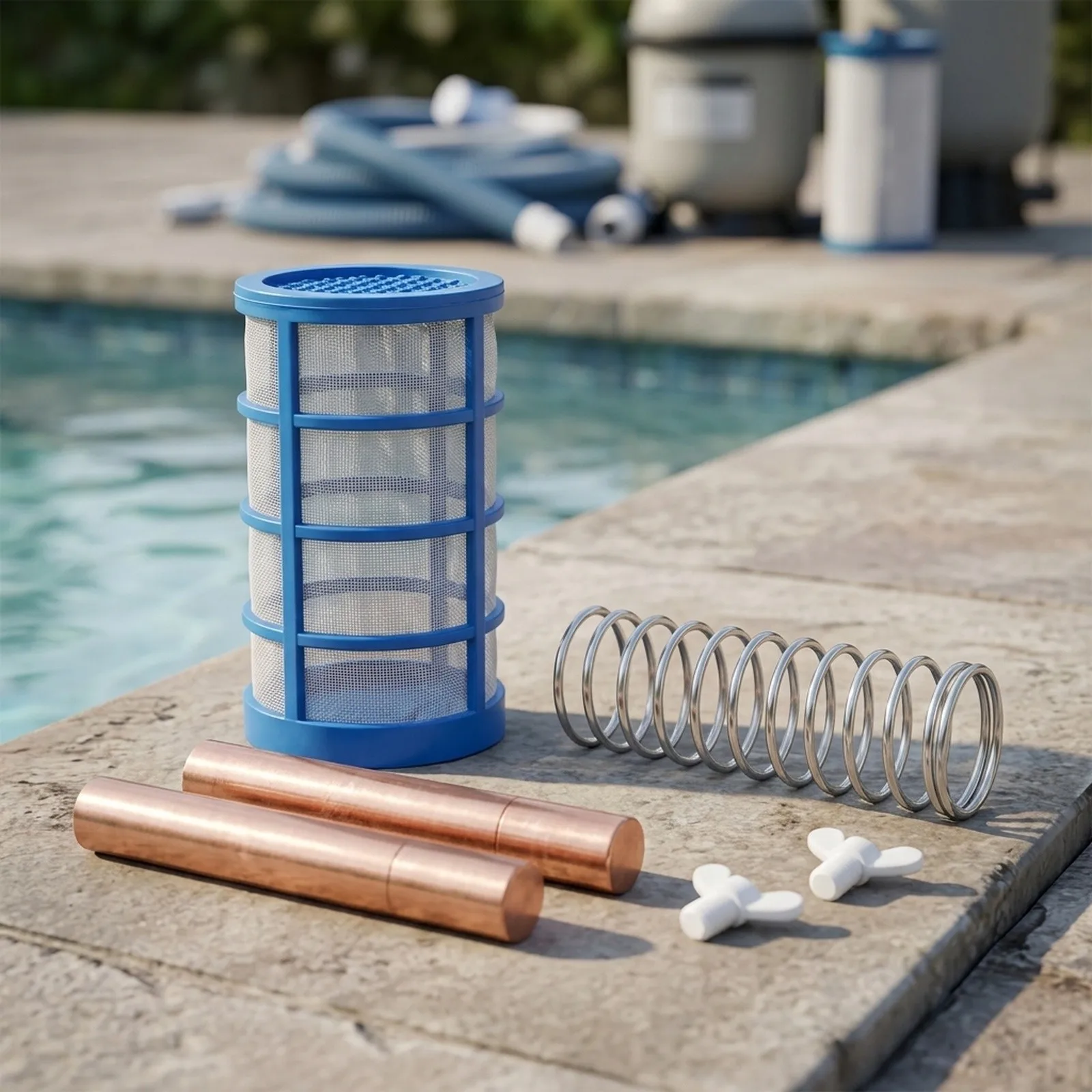 Basket Screen Copper Anode Coil Spring Length And Diameter Necessary Components Number Of Pieces Specifications
