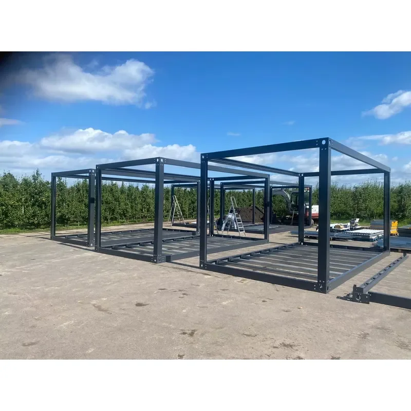 20ft Prefabricated House Frame Quick Splicing Sunny House Assembly Easy Handy Modular Steel Structure Kit for DIY Home