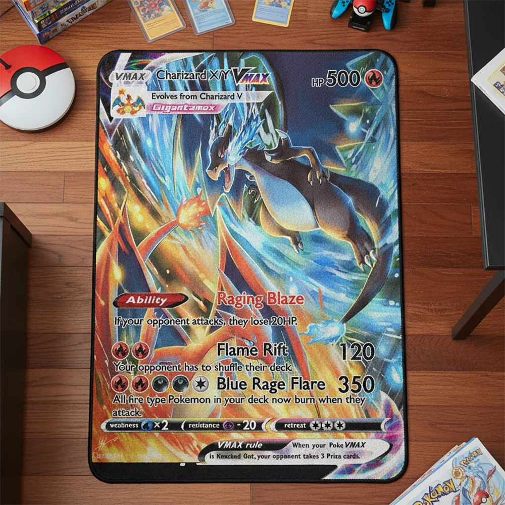 Anime Pokemon Card Charizard V – Gaming Accessories For Kids recenzja i cena