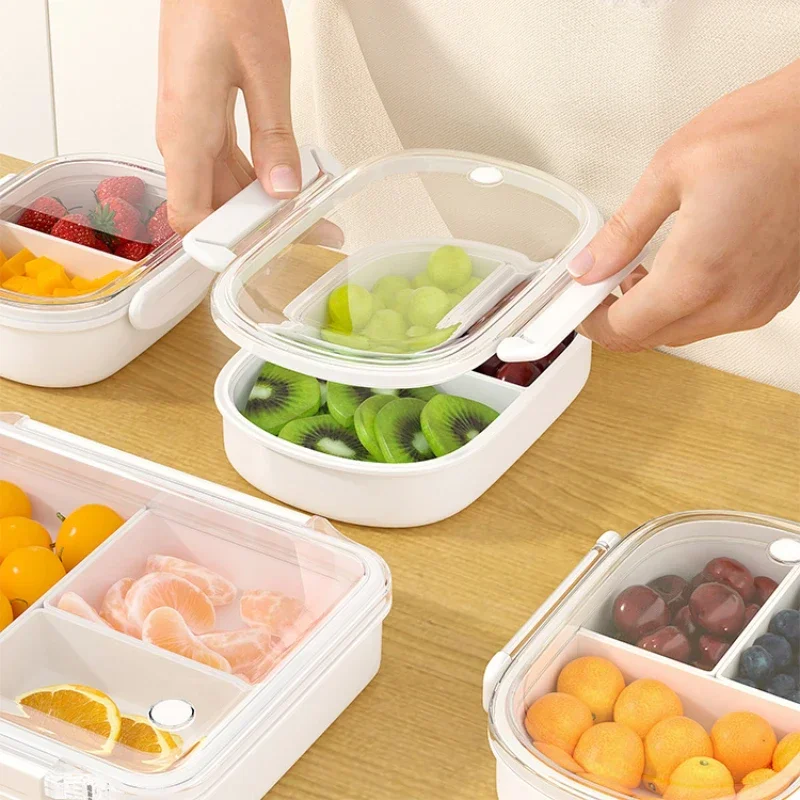 

Fruit bento box: go out and carry a spring outing picnic children's compartment food crisper box