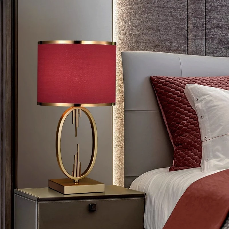 

JOICO Swiss Wedding Desk Lamp Everlight Charging Modern Hi Lamp Bridal Dowry Gift Wedding Room Newlywed Red