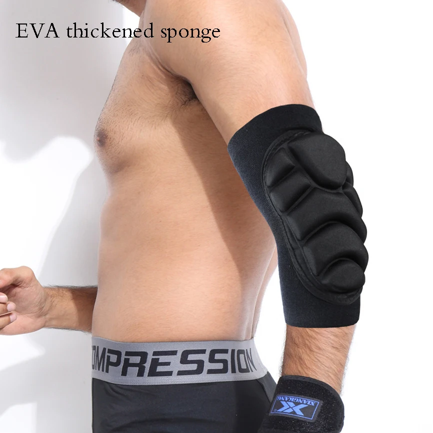 2 pieces Professional Breathable Sports Elbow Pads Exercise Ski Elbow Cycling Support Basketball Arm Sleeve Protection