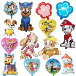 Paw Patrol Foil Balloon Ryder Chase Marshall Skye Rocky Rubber Zuma Everest Decorative Articles for Children Birthday Party